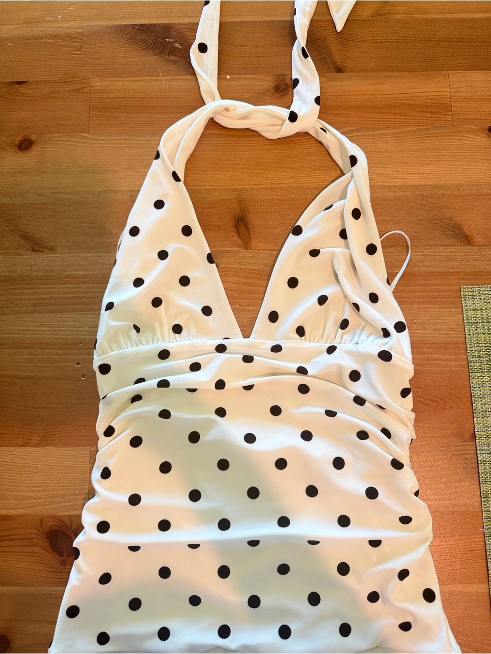 Wilfred White Polka Dot Top with Black Spots
